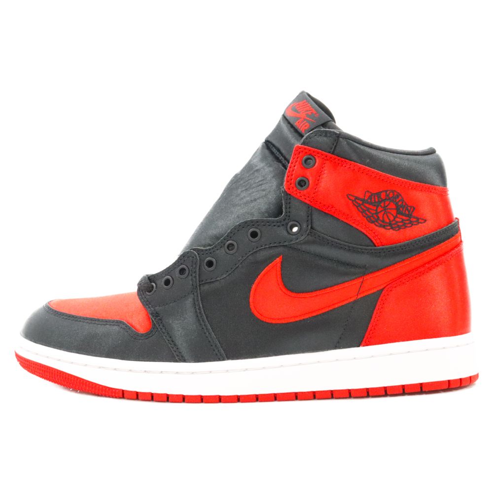 NIKE (ナイキ) WMNS AIR JORDAN 1 RETRO HIGH OG Satin Bred ウィメンズ エアジョーダン 1 レトロ  サテンブレッド ハイカットスニーカー US10.5/27.5cm FD4810-061 - メルカリ