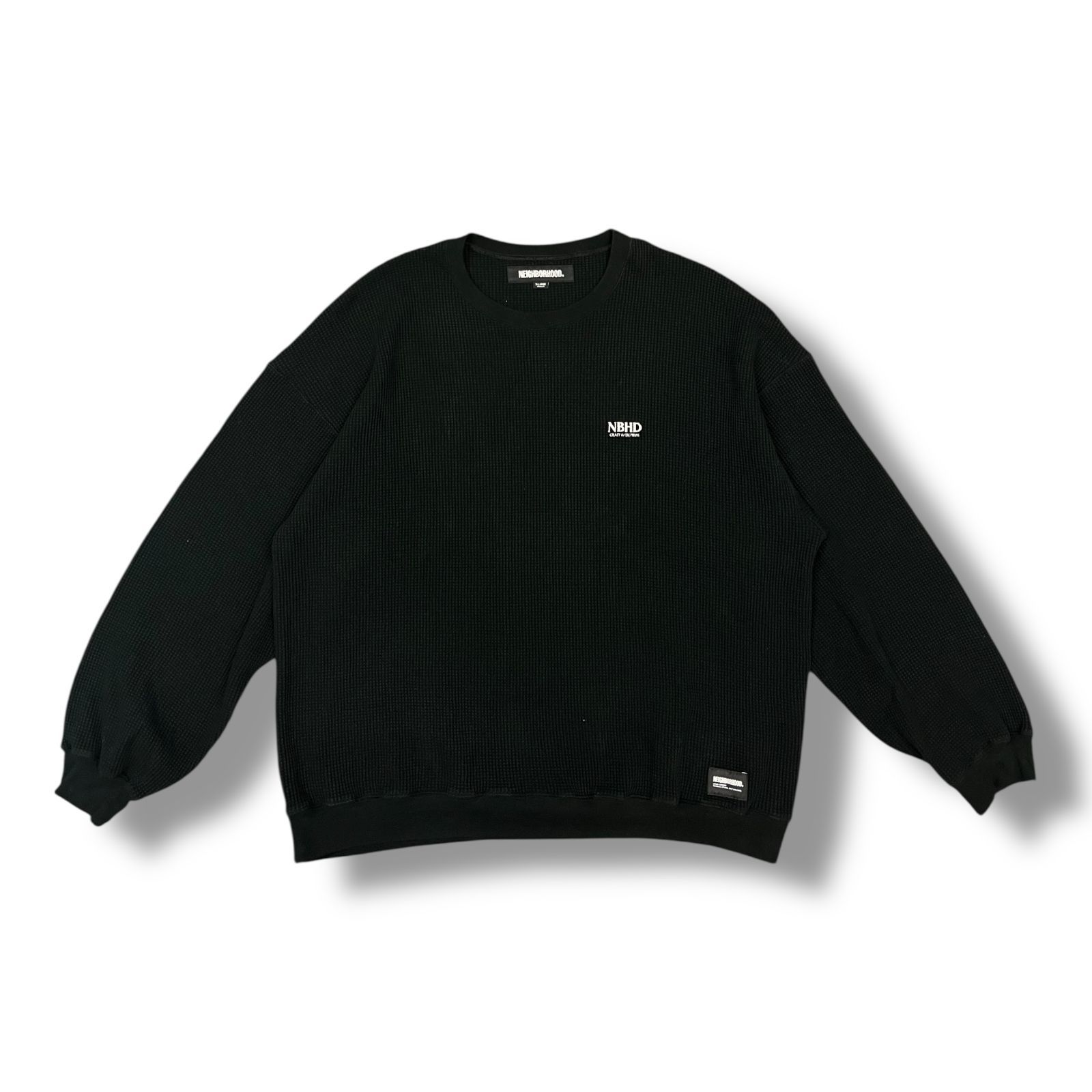 NEIGHBORHOOD 23AW ワッフル グレー 長袖カットソー NEIGHBORHOOD