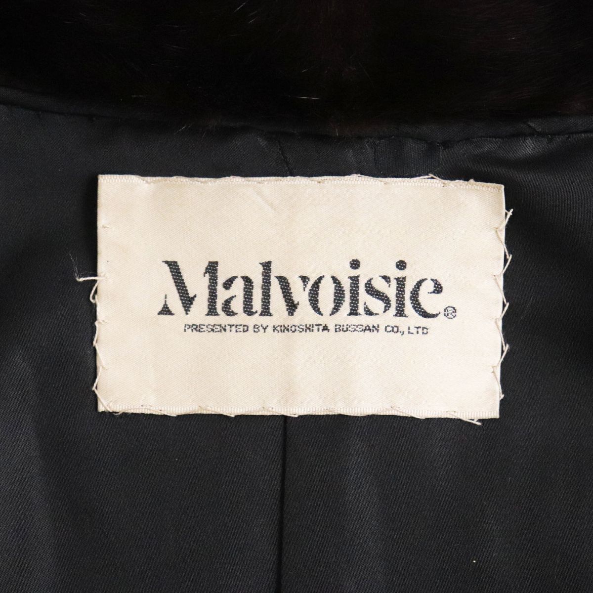 美品○Malvoisie マルボワジー MINK ミンク 本毛皮ショートコート