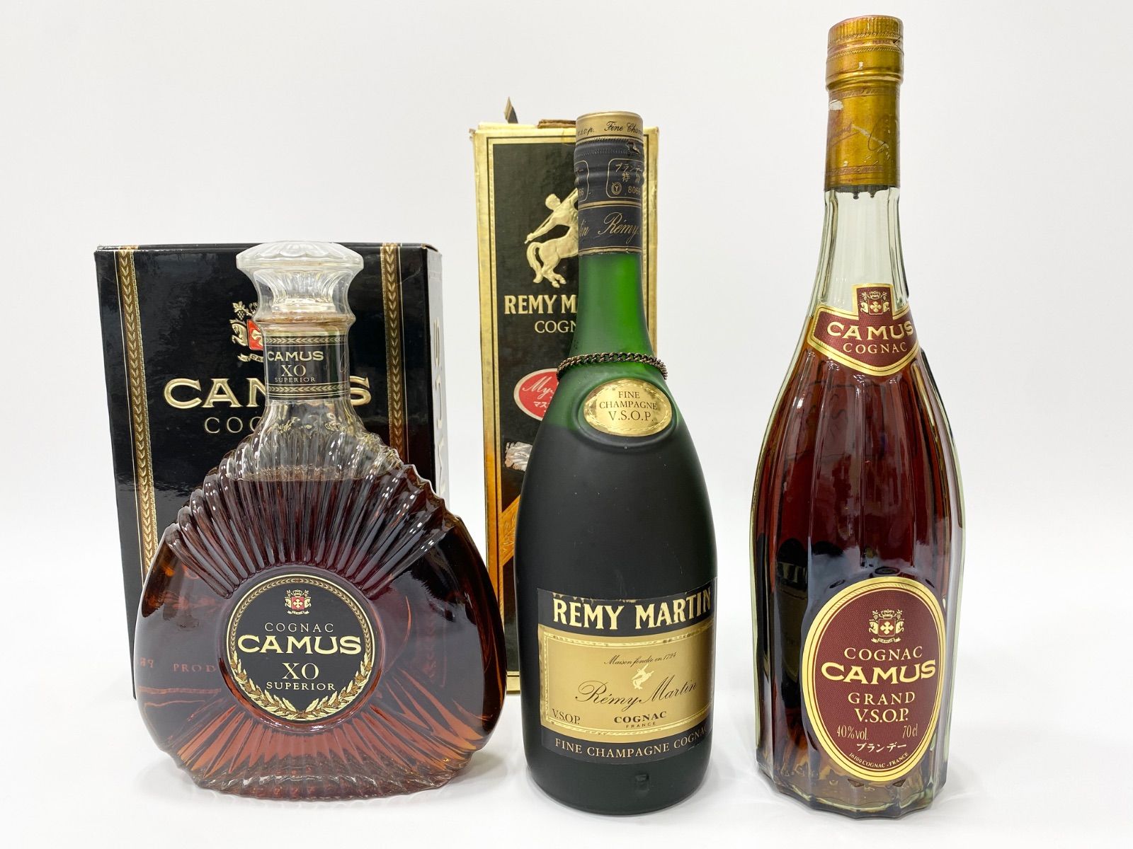 CAMUS XO SUPERIOR】【REMY MARTIN VSOP】【CAMUS GRAND VSOP】 【公式