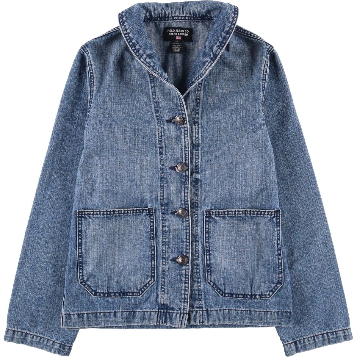 日本全国送料無料商品 特集 POLO Lauren Ralph ラルフローレン 古着 JEANS ショール COMPANY Gジャン+デニムジャケット