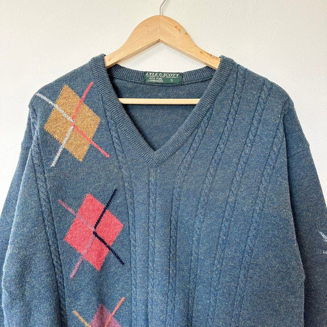 Lyle & Scott カシミヤ グレー カーディガン LYLE&SCOTT（ニット