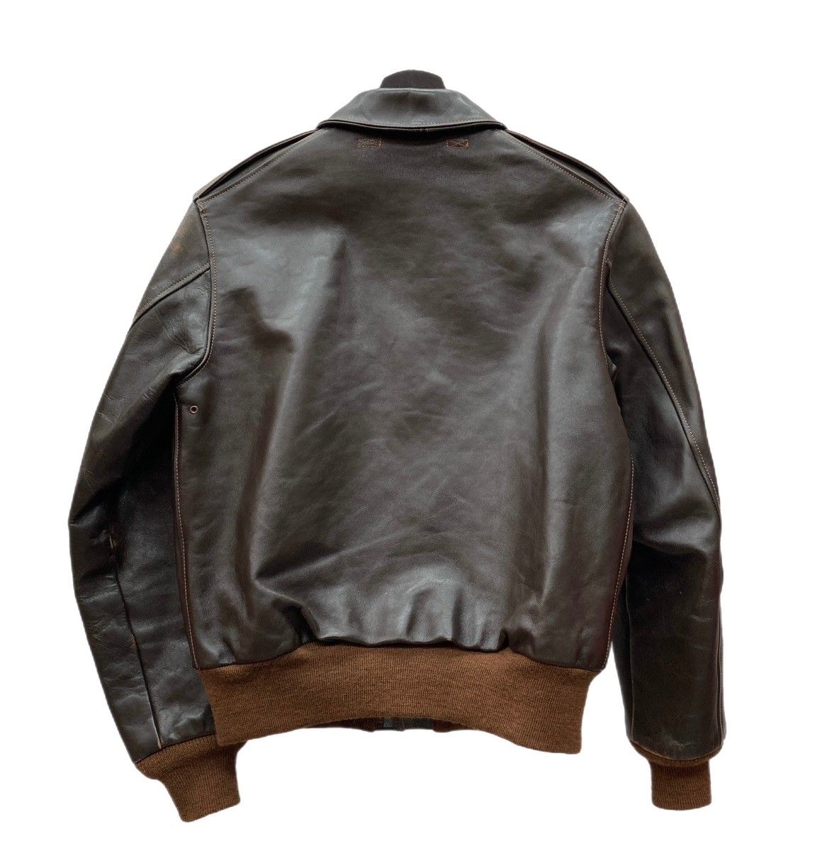 フライトジャケット/36/レザー ROUGHWEAR CLOTHING CO A-2 リアル 