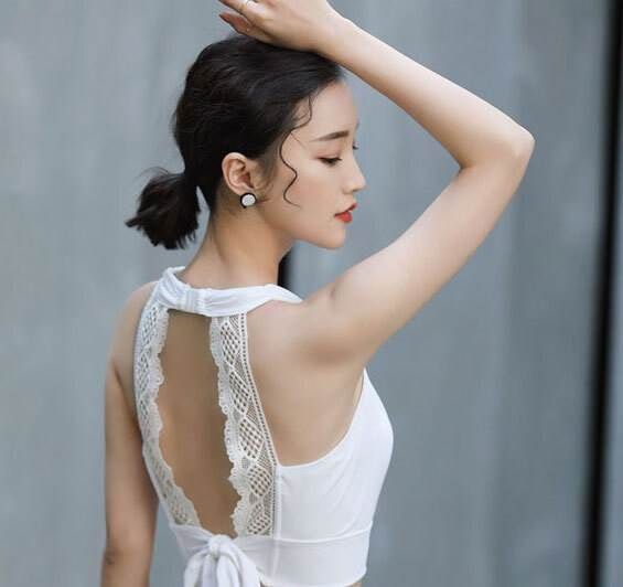 michellMacaron フラワーフリルビキニ ブラック michell Macaron