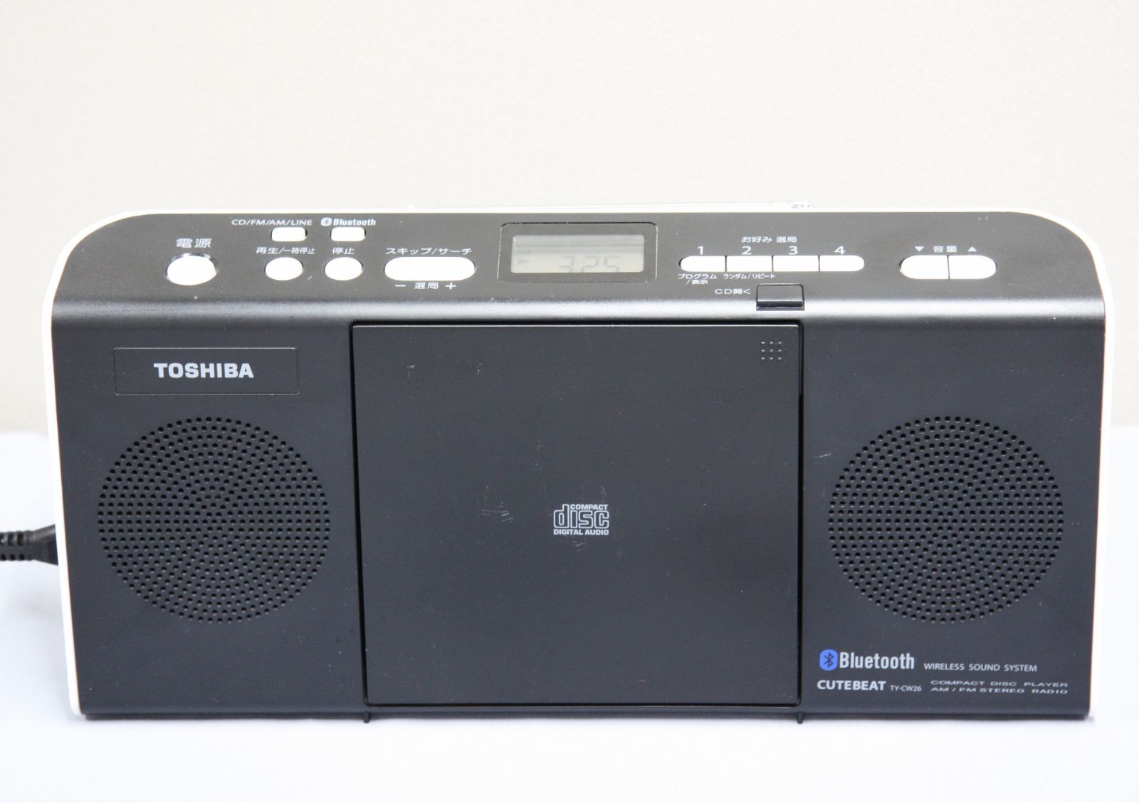 東芝 CDラジオ TY-CW26 Toshiba Boombox TY-CW26(K) [Black]