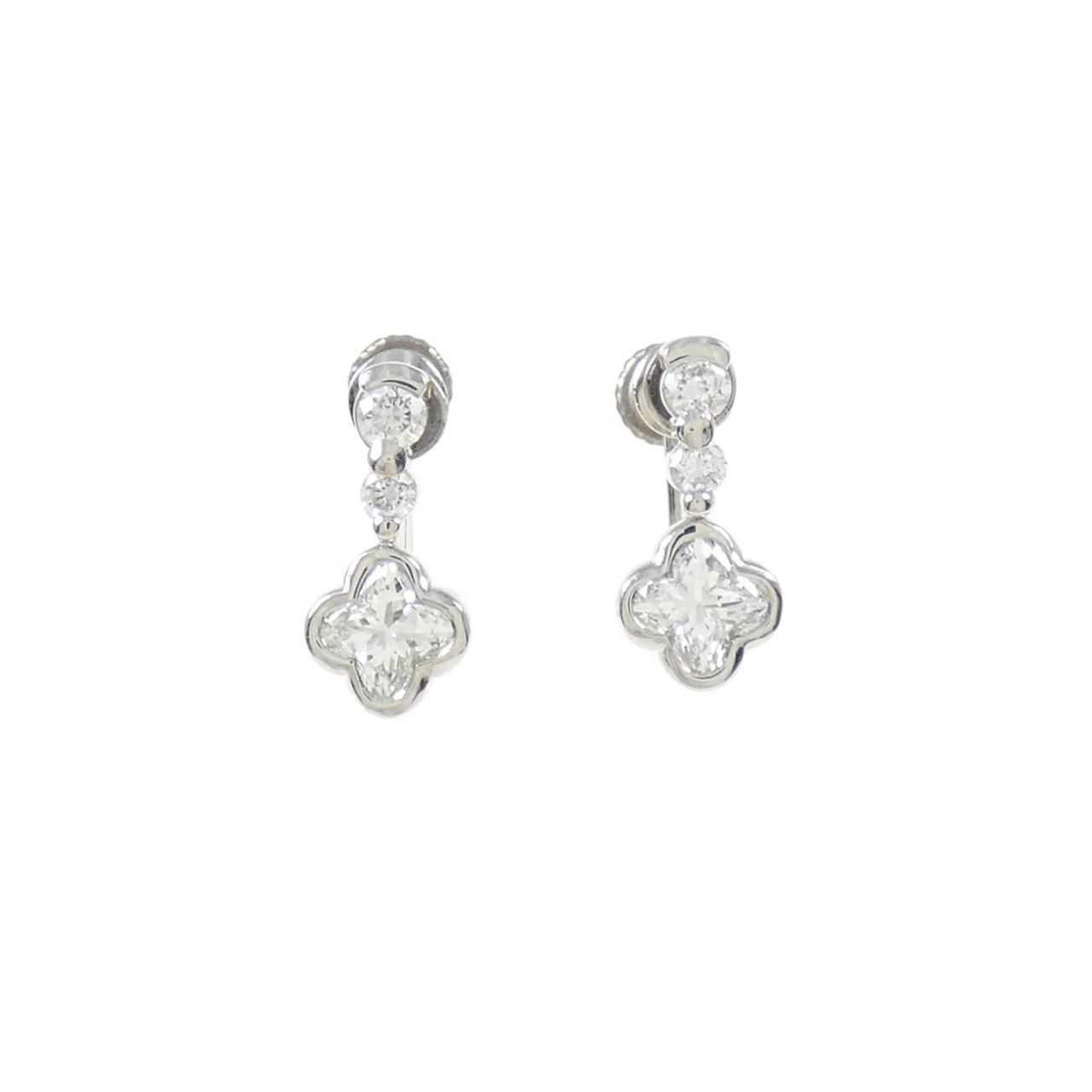 PT900 ダイヤモンド イヤリング 0.534CT