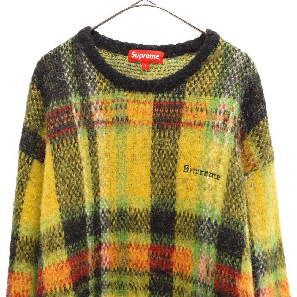 SUPREME (シュプリーム) 20AW Brushed Plaid Sweater ブラッシュド