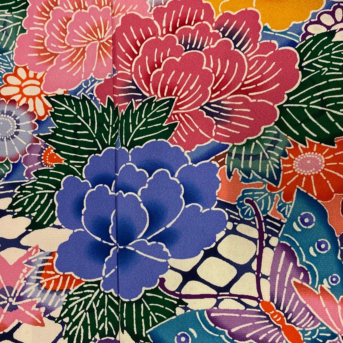 サーモンピンク 正絹