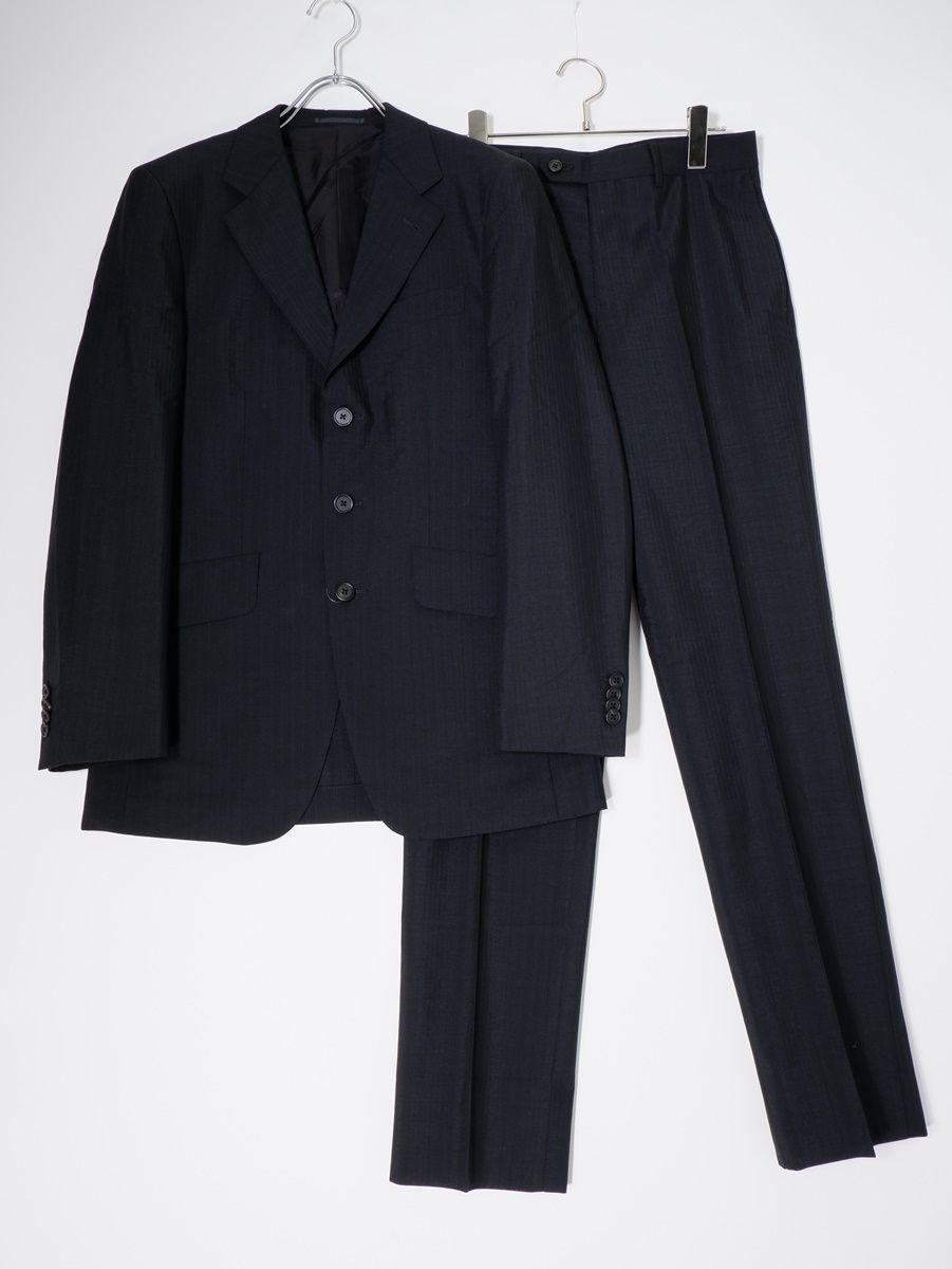 PAUL SMITH LONDONポールスミス ロンドン サマーウールキッドモヘヤ セットアップスーツ ジャケットパンツ M MSTA77880