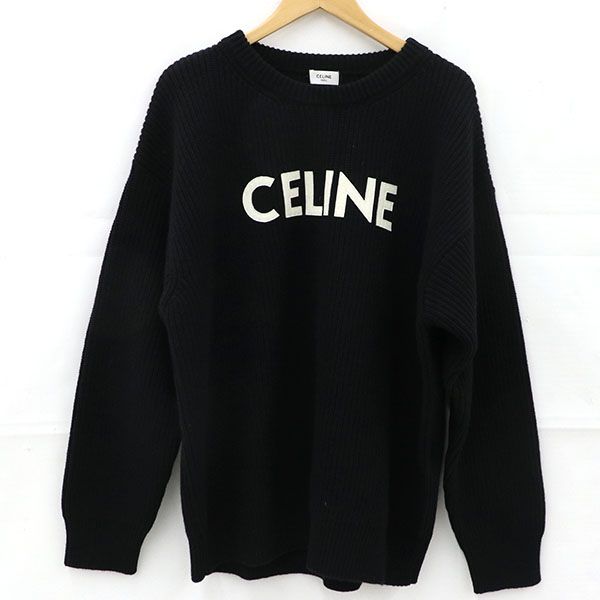 美品】セリーヌ CELINE オーバーサイズ セーター ニット 2A19R423P 毛 