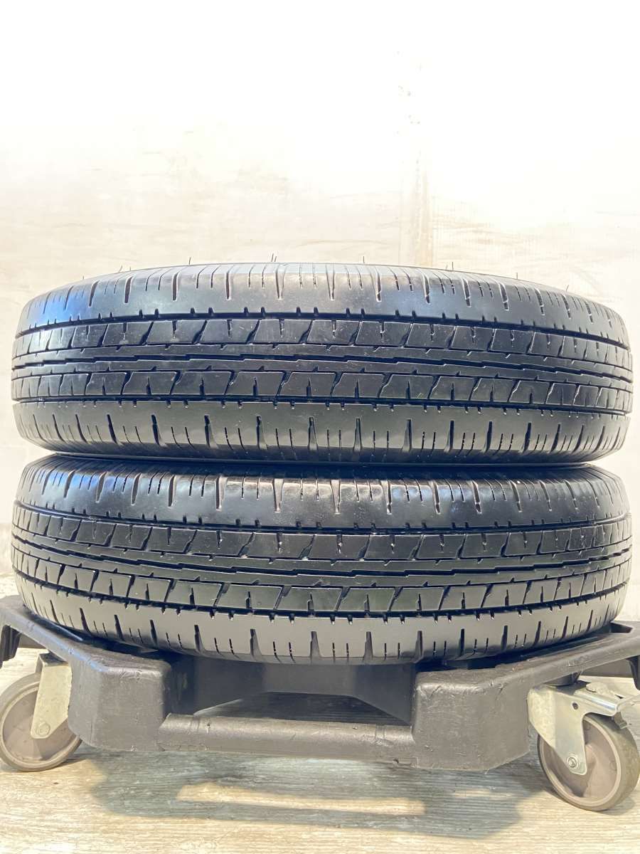 155/80R14 88/86LT nダンロップ エナセーブ VAN01 n中古タイヤ サマータイヤ 2本セットn s14240903020