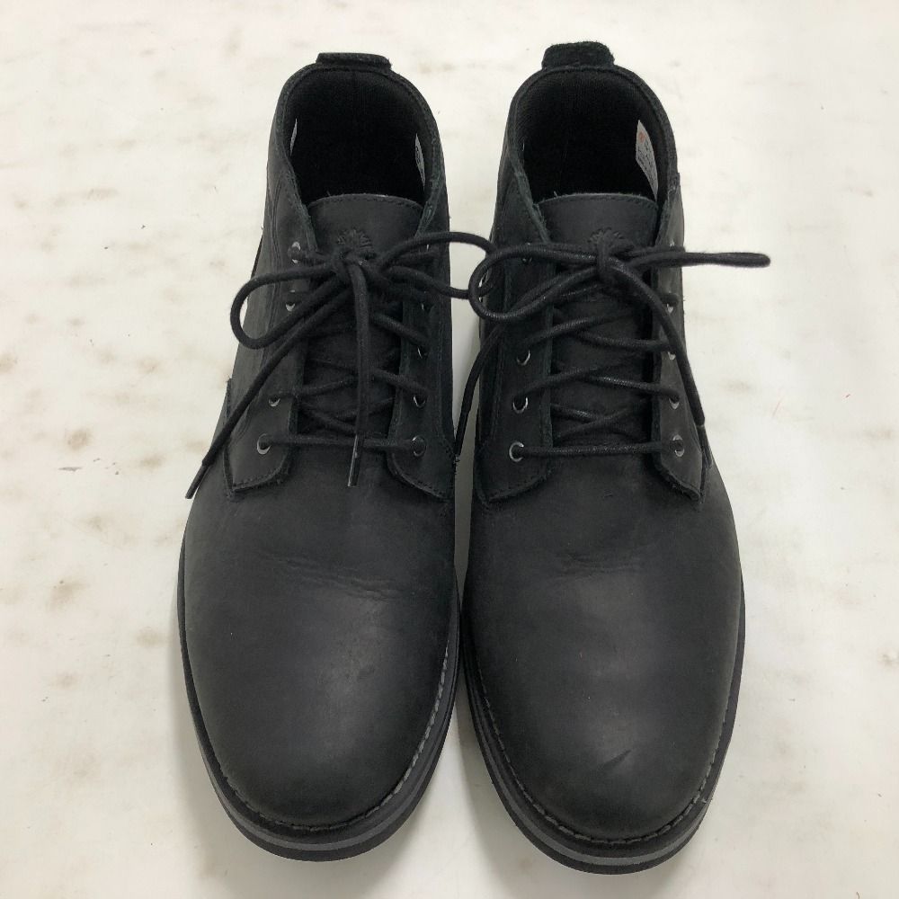02w19975 ティンバーランド Timberland クレストフィールド ウォータープルーフ チャッカブーツ ブラック 27.5cm カンボジア製 メンズ 箱なし ブーツ A43DC 品
