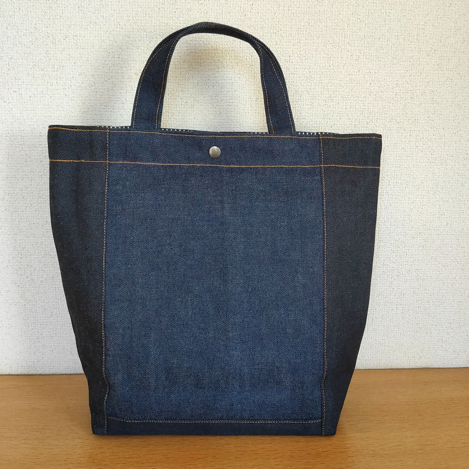 ⑯ 大きいトートバッグ ☆ 岡山デニム ハンドバッグ リメイク