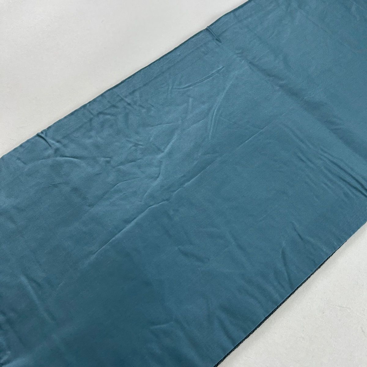 開き名古屋帯 名品 動物 どんぐり 縮緬 灰緑 正絹 【中古】 - メルカリ