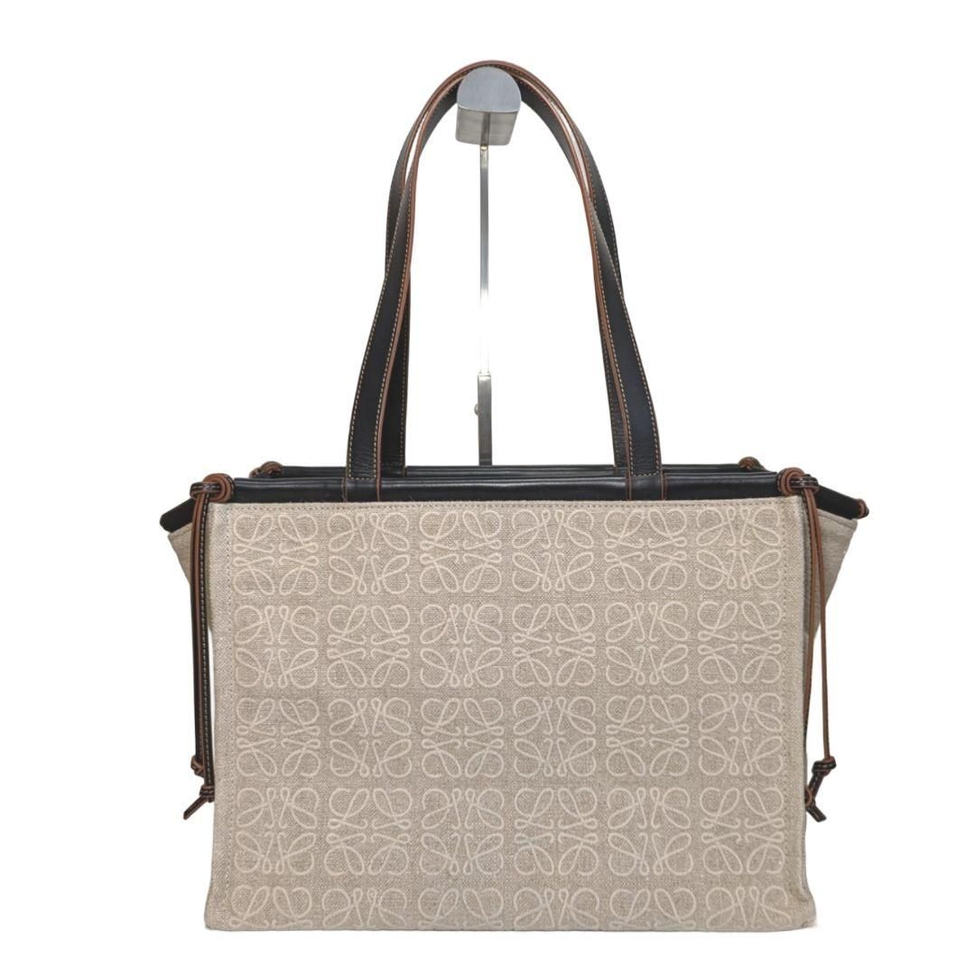 【極美品】LOEWEロエベ クッショントート　ジャガード アナグラム 新品同様】ロエベ クッショントートバッグ 極美品】LOEWEロエベ