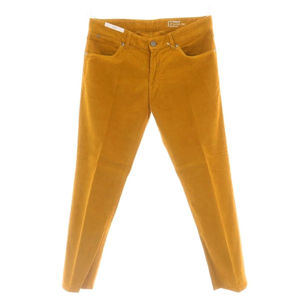 ピーティートリノ デニム PT TORINO DENIM SWING ストレッチ コットン コーデュロイパンツ マスタード サイズ34 メンズ