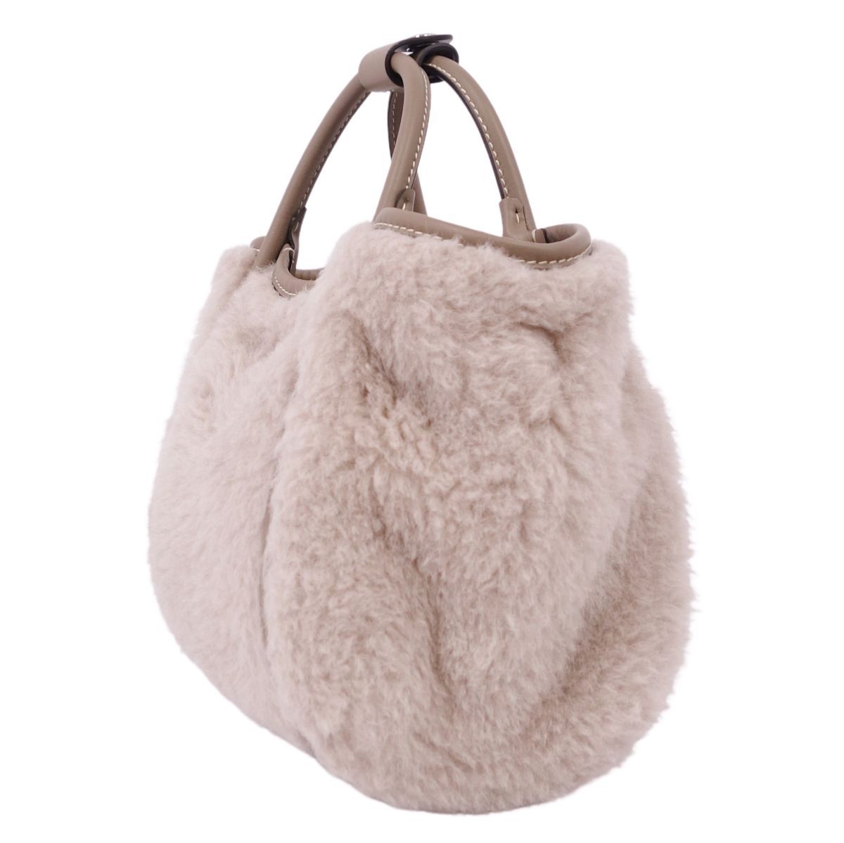 美品 マックスマーラ Max Mara テディベア Tマリン スモール マリンバ  