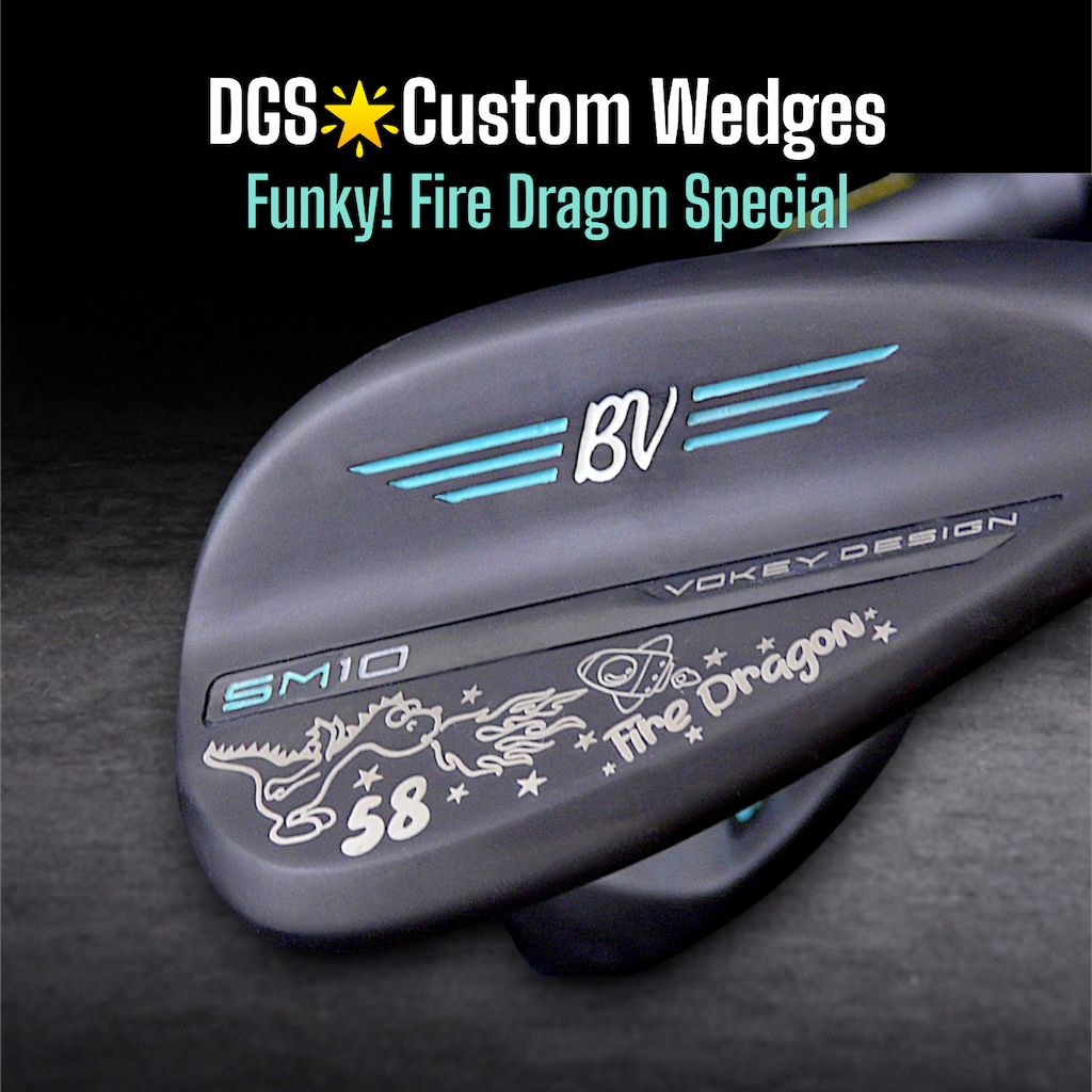 タイトリスト SM10ジェットブラック★ファイヤードラゴン カスタム 52＆58 タイトリスト SM10ジェットブラック☆ファイヤードラゴンカスタム 52＆58