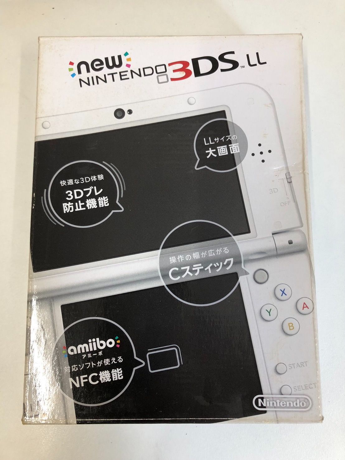 New NINTENDO 3DSLL パールホワイト