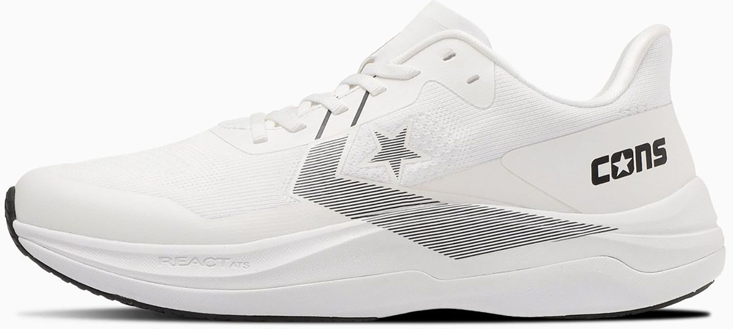 コンバース CONVERSE コンズ ランデュアル ホワイト|ブラック CONS RUNDUAL WHITE|BLACK コンバースランニング シューズ スニーカー パフォーマンスモデル 34201894 WHITE|BLACK 6.5