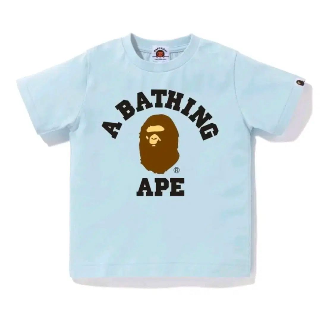 A BATHING APE アベイシングエイプ 正規品 キッズ 120 カレッジ 半袖T 靴下 カラー