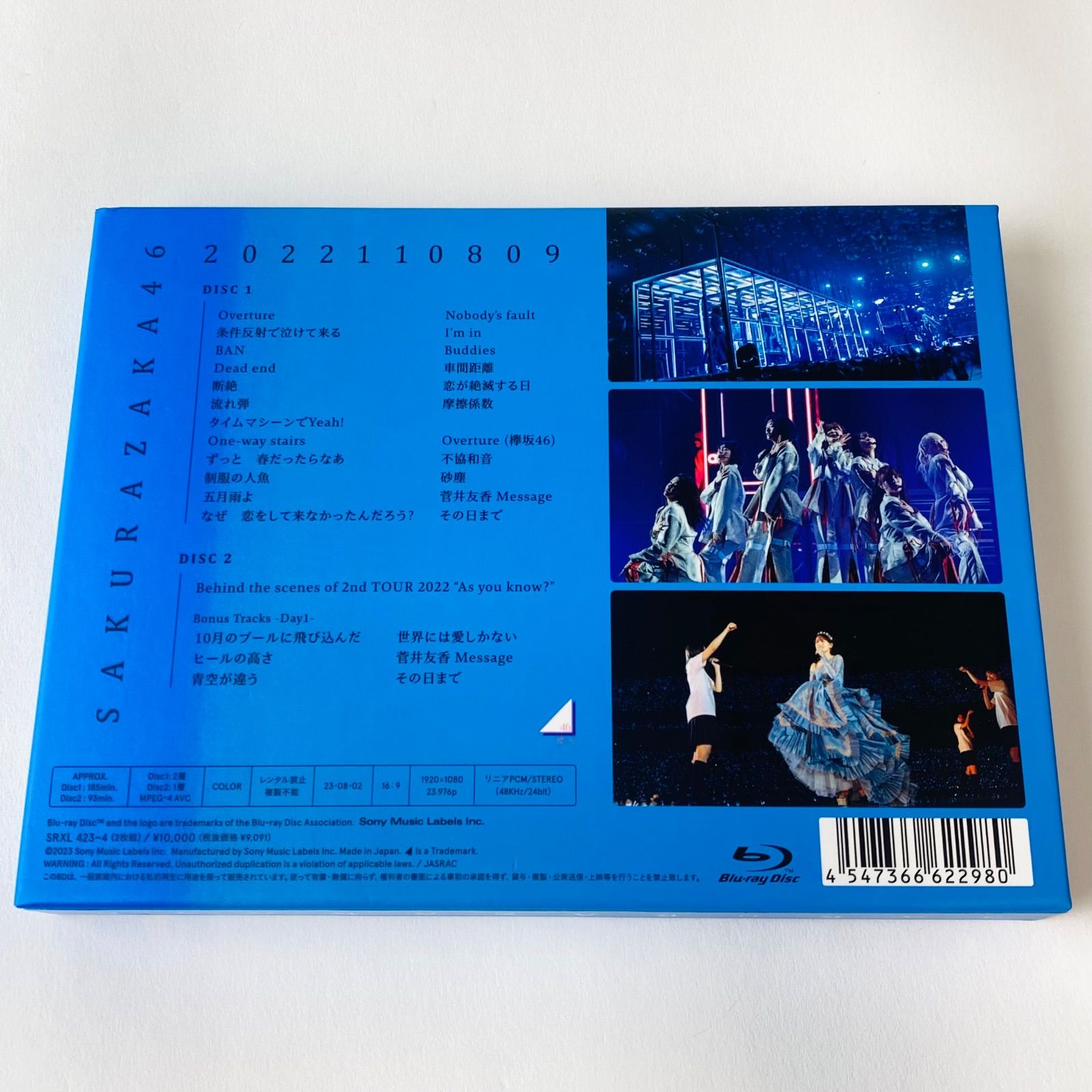 櫻坂46/完全生産限定盤 ポストカード付 2nd TOUR 2022 “As you