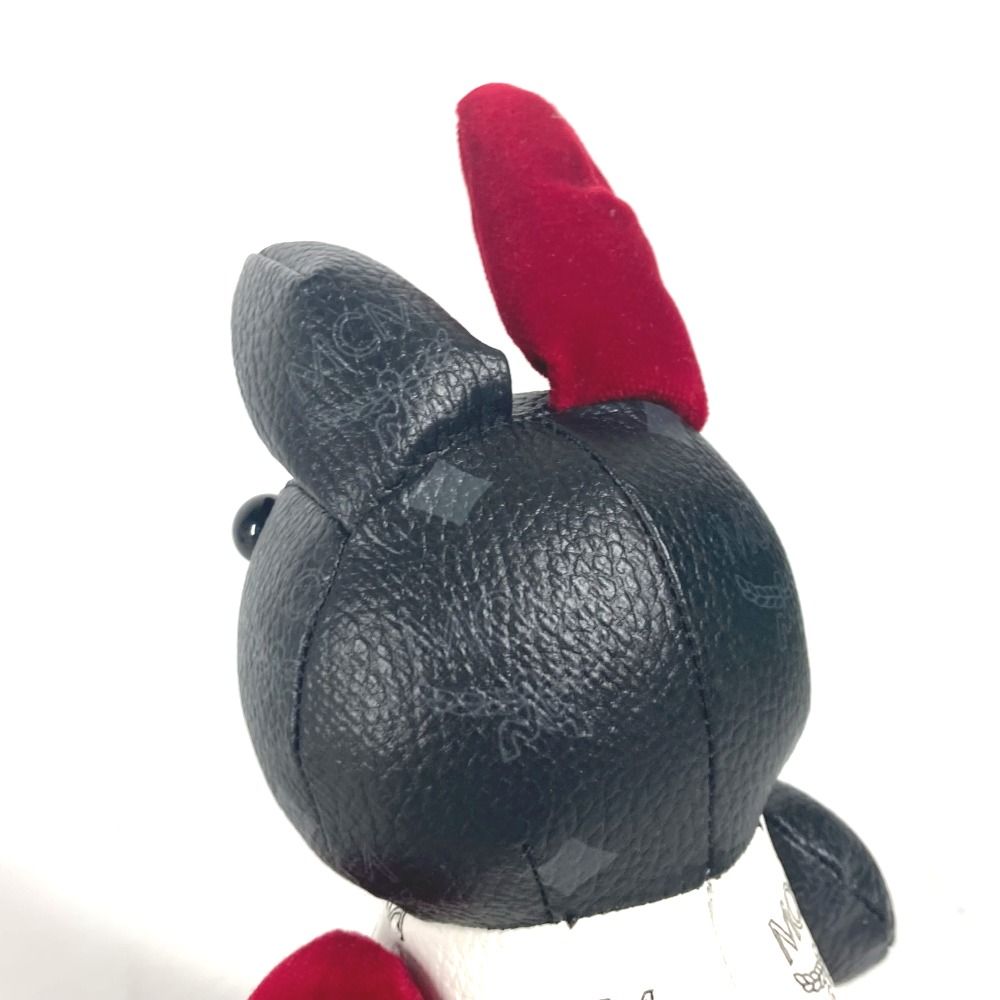 MCM エムシーエム ぬいぐるみ ヴィセトス うさぎ ラビット ロゴ レザー