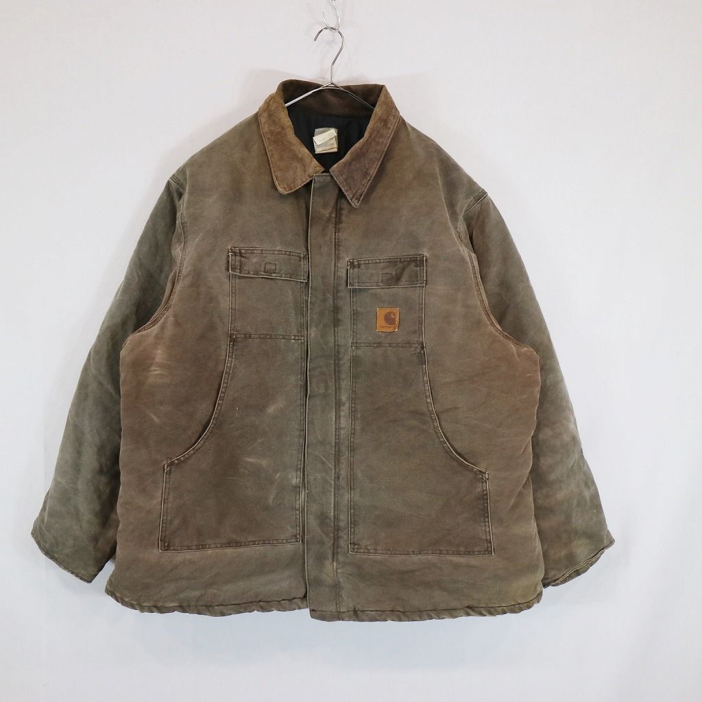 SALE/ USA製 Carhartt カーハート トラディショナルコート 襟