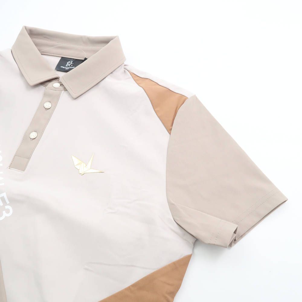 美品 1PIU1UGUALE3 ウノピュウノウグァーレトレ GRT131 S/S POLO CROSS SWITCH ゴルフポロシャツ IV(M) ナイロン他 半袖 トップス スポーツウェア メンズ HU1345A83 1piu1uguale3 ウノピュウノウグァーレトレ GRT131 NYU061 GOLF