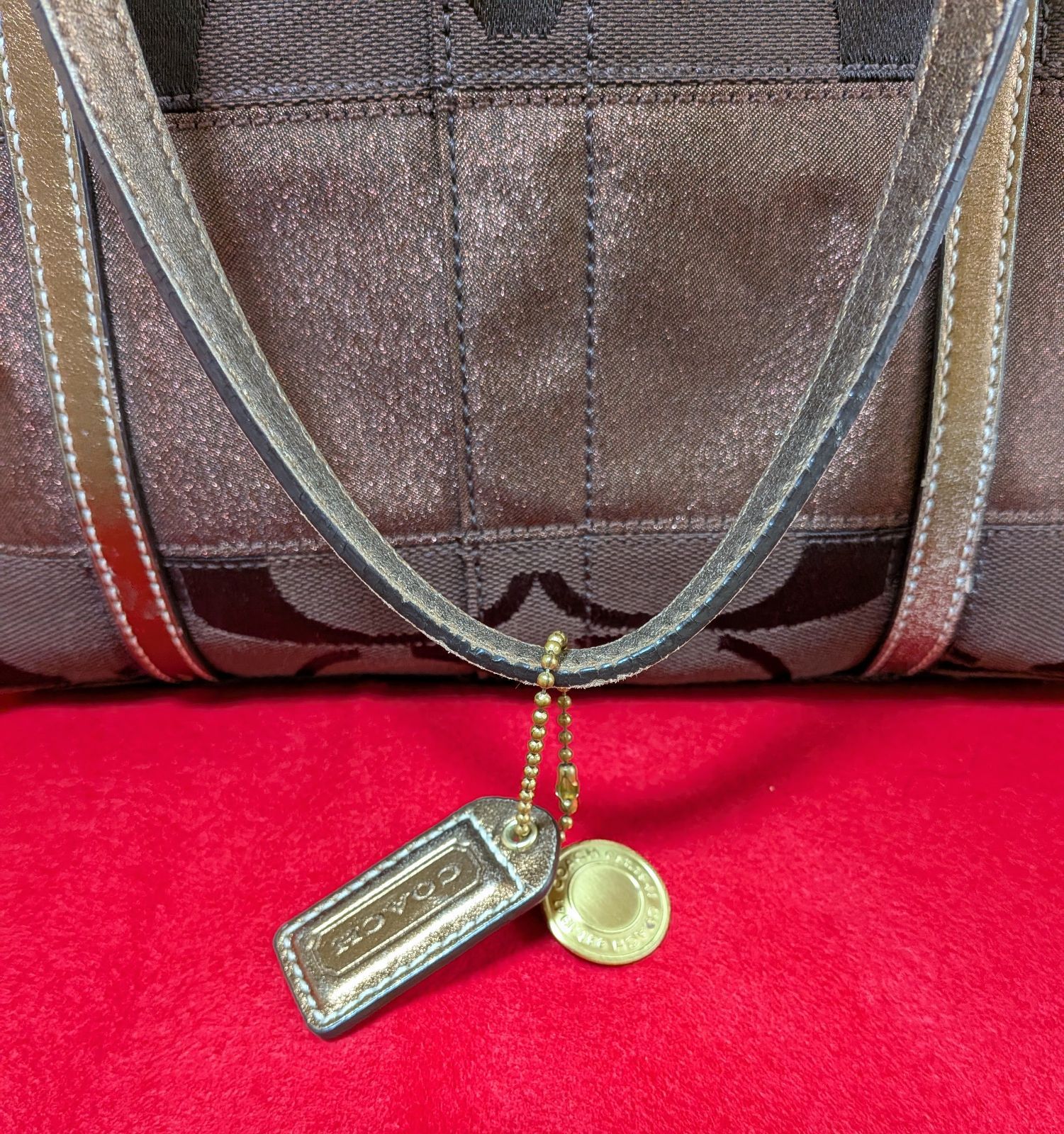 Coach トートバッグ ブラウン キャンバス COACH - コーチ COACH トートバッグ オールドコーチ 4065
