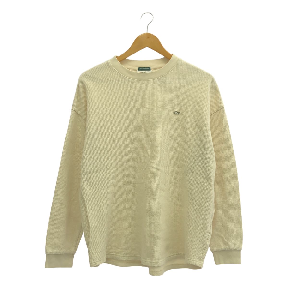 LACOSTE / ラコステ | BEAUTY&YOUTH別注 THICK MOSS STITCH L/S クルー 