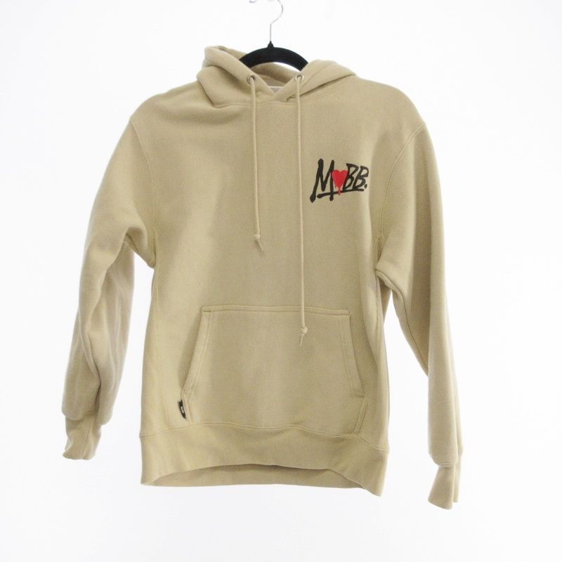 MOBB（モブ）パーカー ホワイト L MOBB モブ ロゴプルオーバーフーディーパーカー ホワイトの通販
