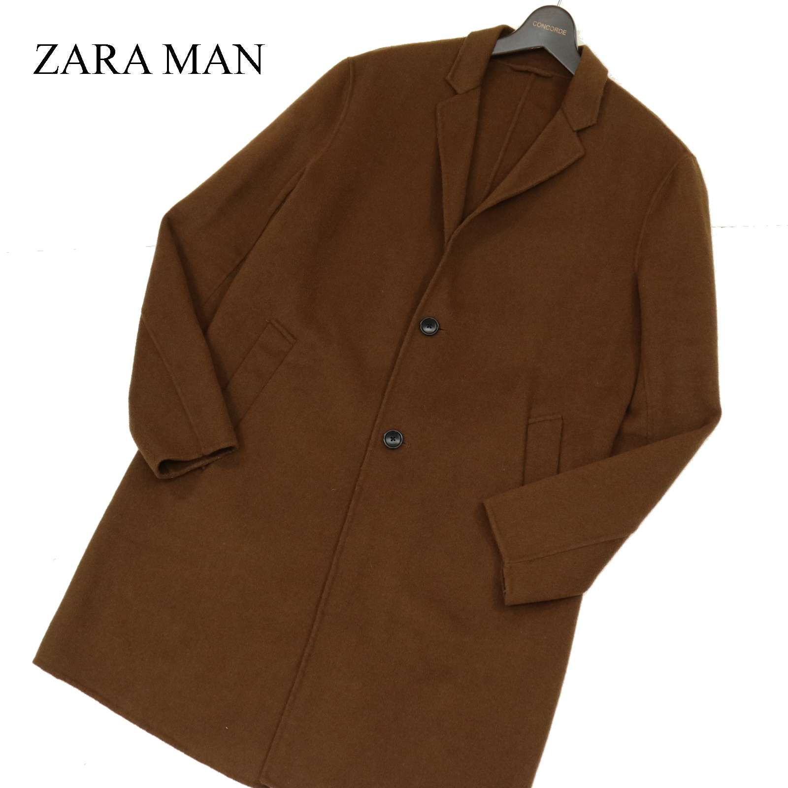ZARA MAN ザラ マン 秋冬☆ ロング丈 チェスター コート Sz.M