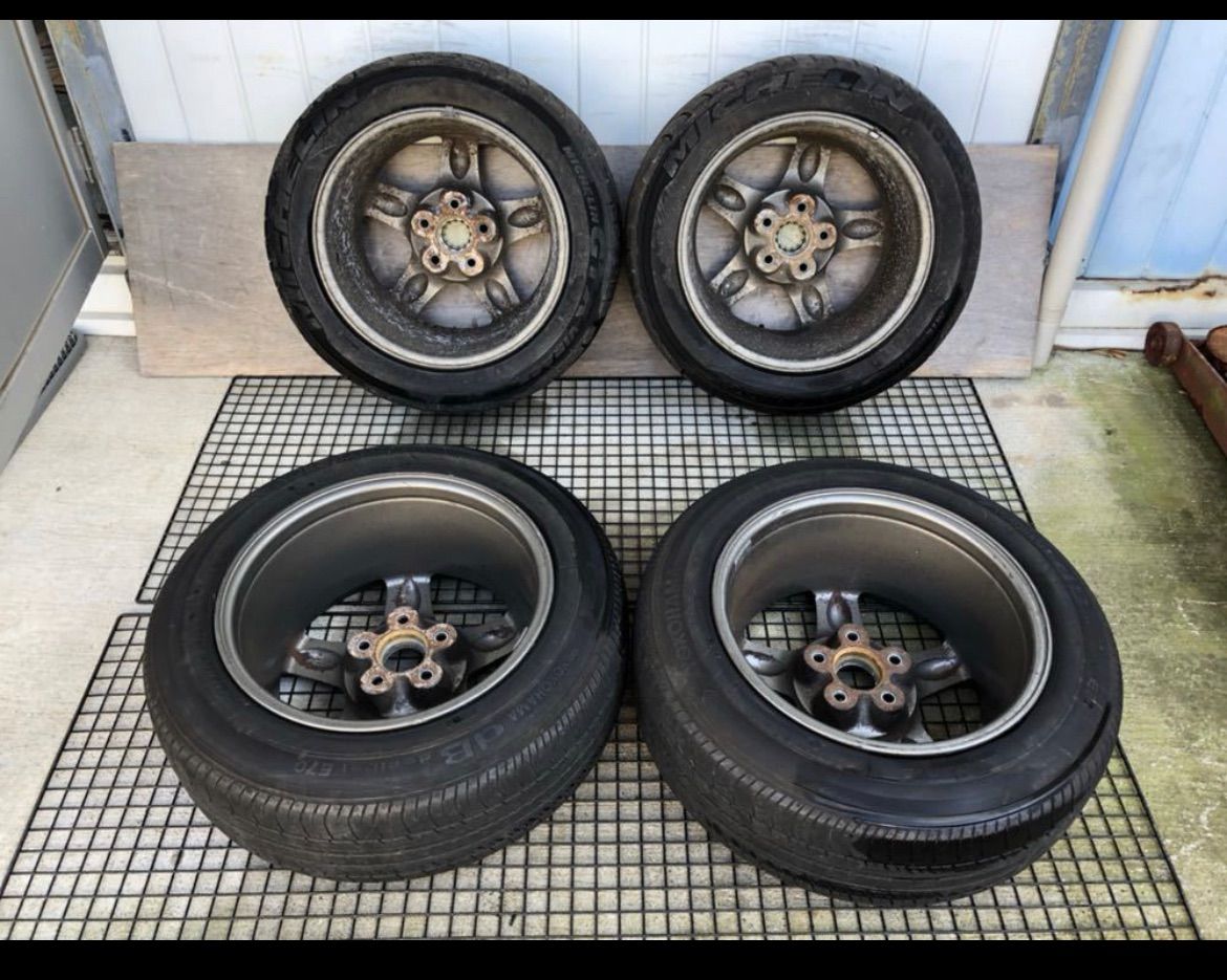 R32 日産 GTR 純正ホイール 8J+30 4本 GTR32 純正ホイル4本 Yahoo!