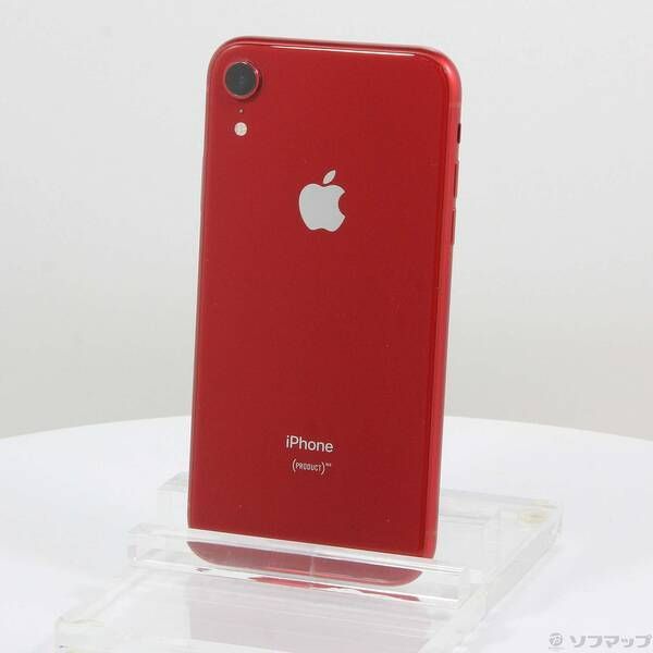 〔中古品〕iPhoneXR 128GB プロダクトレッド MT0N2J／A SIMフリー【258】