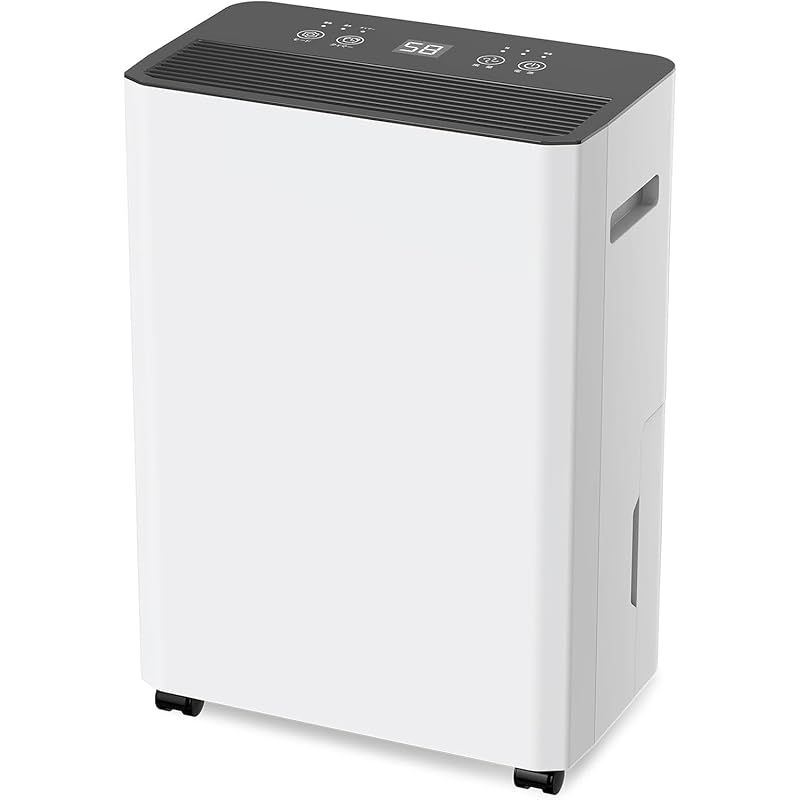 梅雨や夏の定番 除湿機 コンプレッサー式 強力 12L|日 30畳 衣類乾燥 除湿器 2.5L コンパクト タイマー|湿度センサー|キャンスター付 静音 省エネ 大容量 連続排水 家庭用 部屋干し 夏 梅雨 湿度 カビ対策 クローゼット 寝室 脱衣所 1