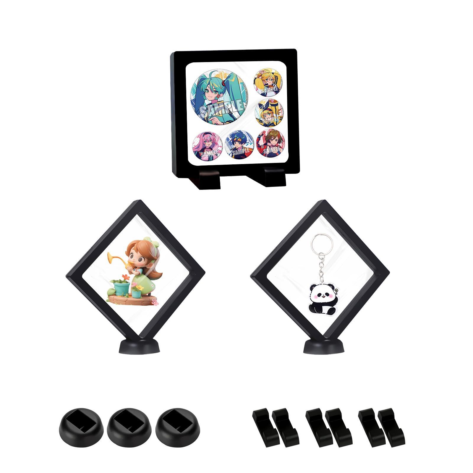 新品 ラバーストラップ アクリルキーホルダー 収納 ディスプレイ