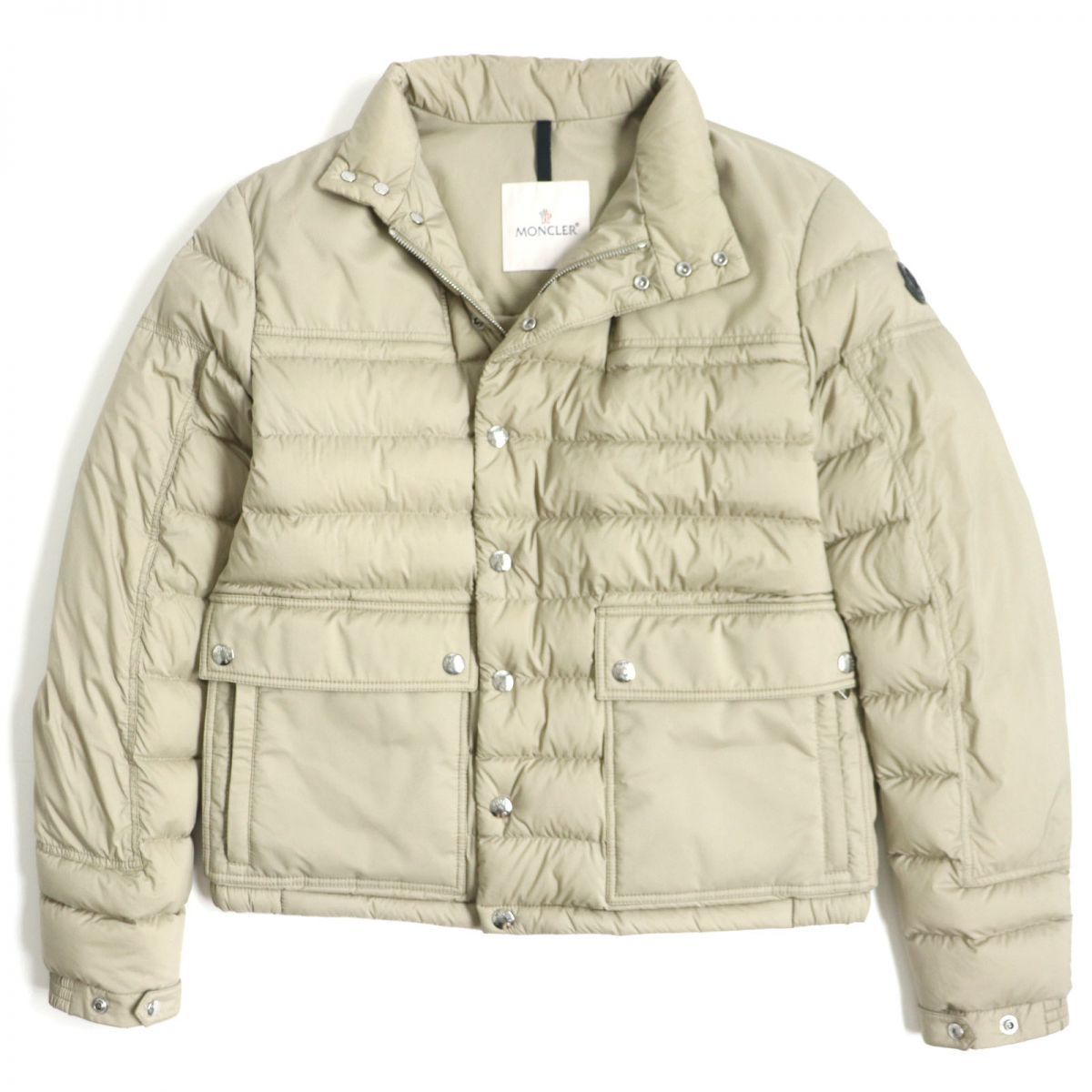 良品▽21SS MONCLER モンクレール BOUTMY LONGUE SAISON レザー