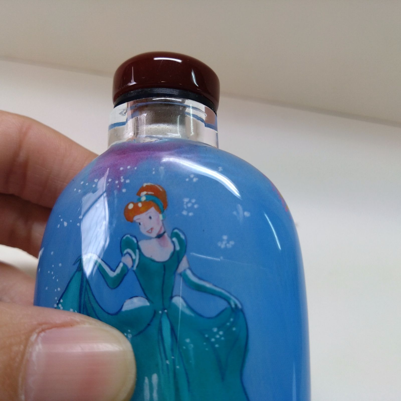 319317 Disney ディズニー ファインアートグラス シンデレラ ビン 瓶