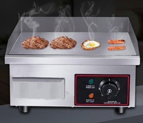 プレス鉄板焼 幅900×奥行550 LPガスグリドル 納期短くなりました