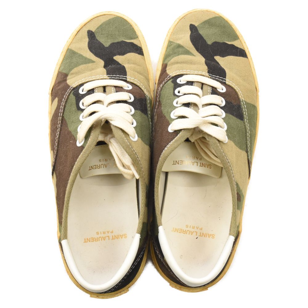 SAINT LAURENT PARIS (サンローランパリ) カモフラ柄 ローカット