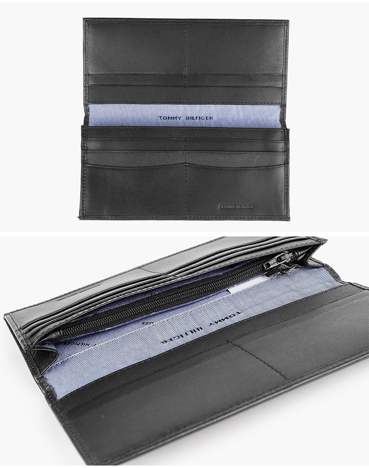 新品未使用 トミーヒルフィガー 財布 メンズ 長財布 本革