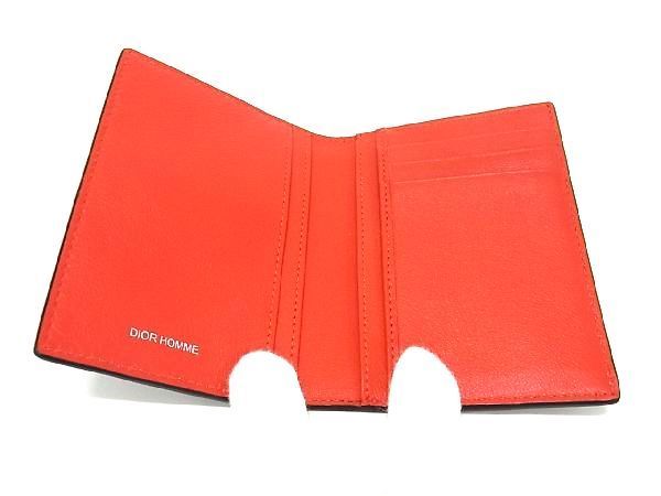 □新品□未使用□ DIOR HOMME ディオールオム レザー カードケース 