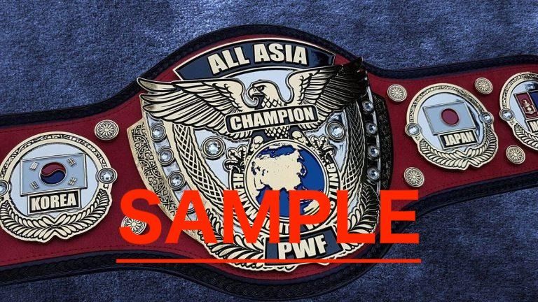 全日本プロレス PWF アジアヘビー級 チャンピオンベルト オーダー 
