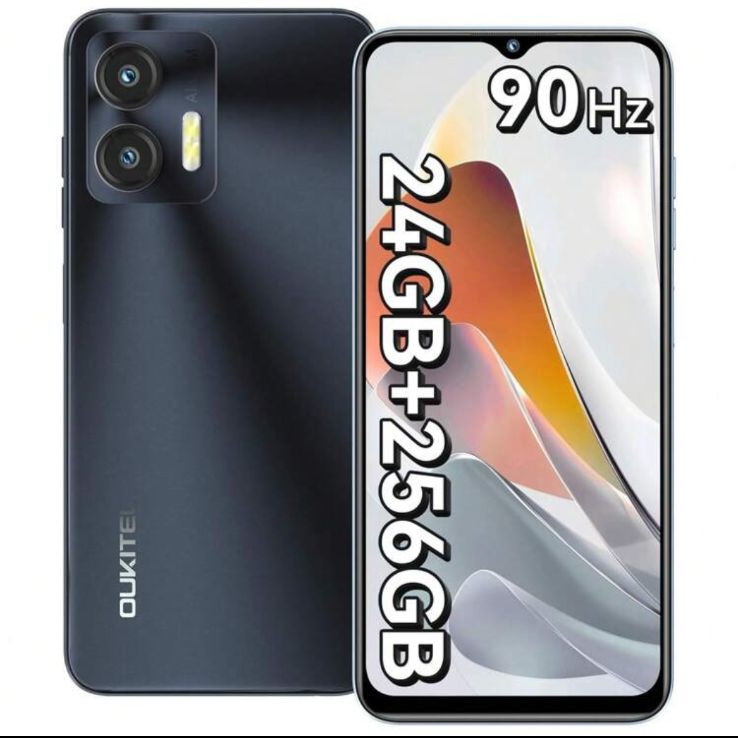 OUKITEL C36 スマートフォン SIMフリー 24GB+256GB/1TB、Android