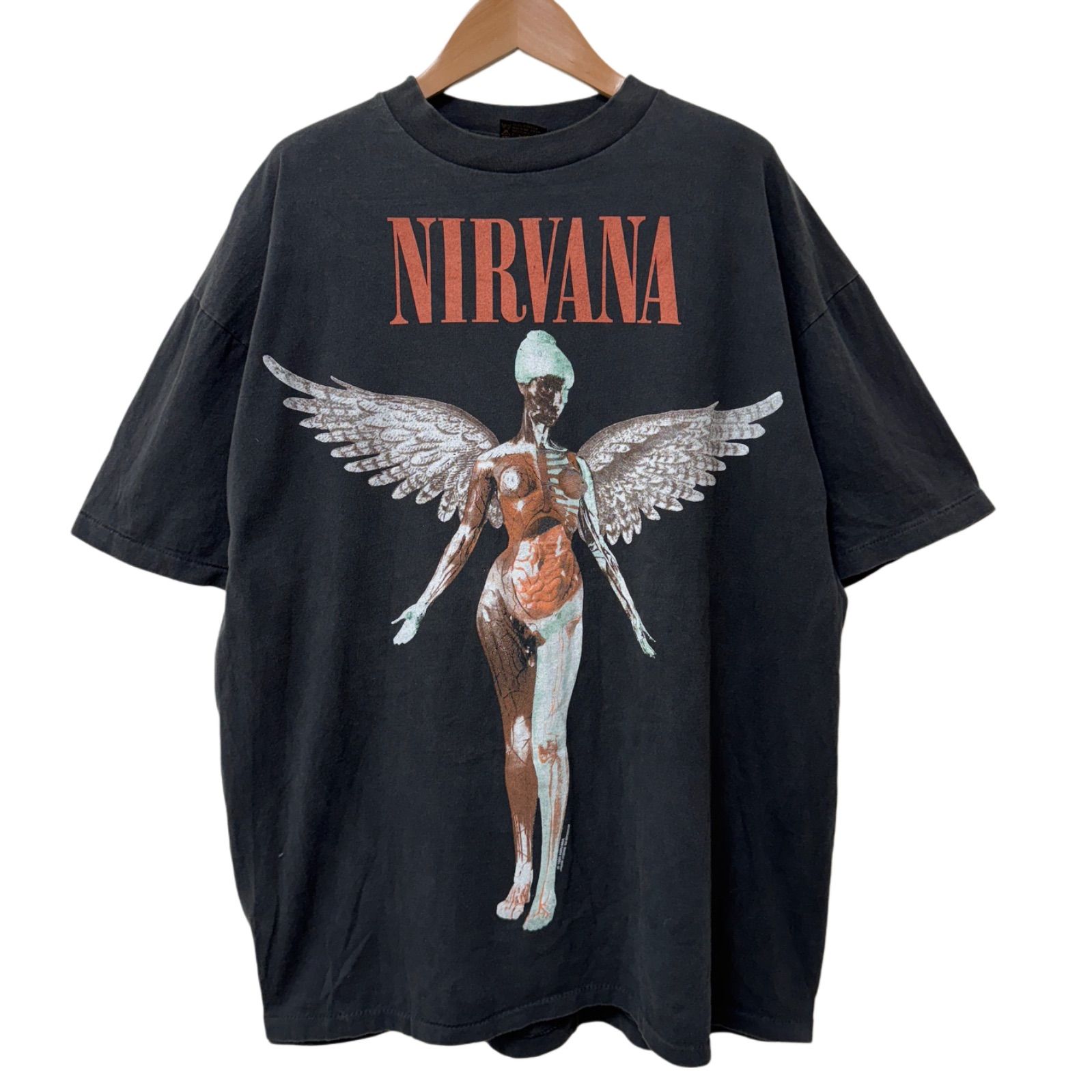 NIRVANA ニルヴァーナ Tシャツ ニルヴァーナ Tシャツ XLサイズ ブラック 90s USA製 ブロッカム