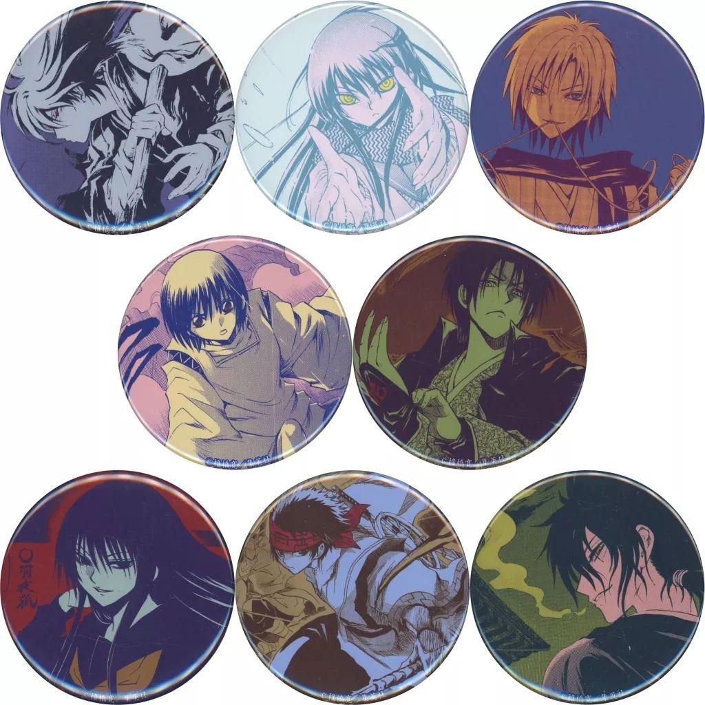 ぬらりひょんの孫　トレーディング缶バッジ＆トレーディングステッカーセット バッジ・ピンズ 全8種セット 「ぬらりひょんの孫 トレーディング缶バッジ」