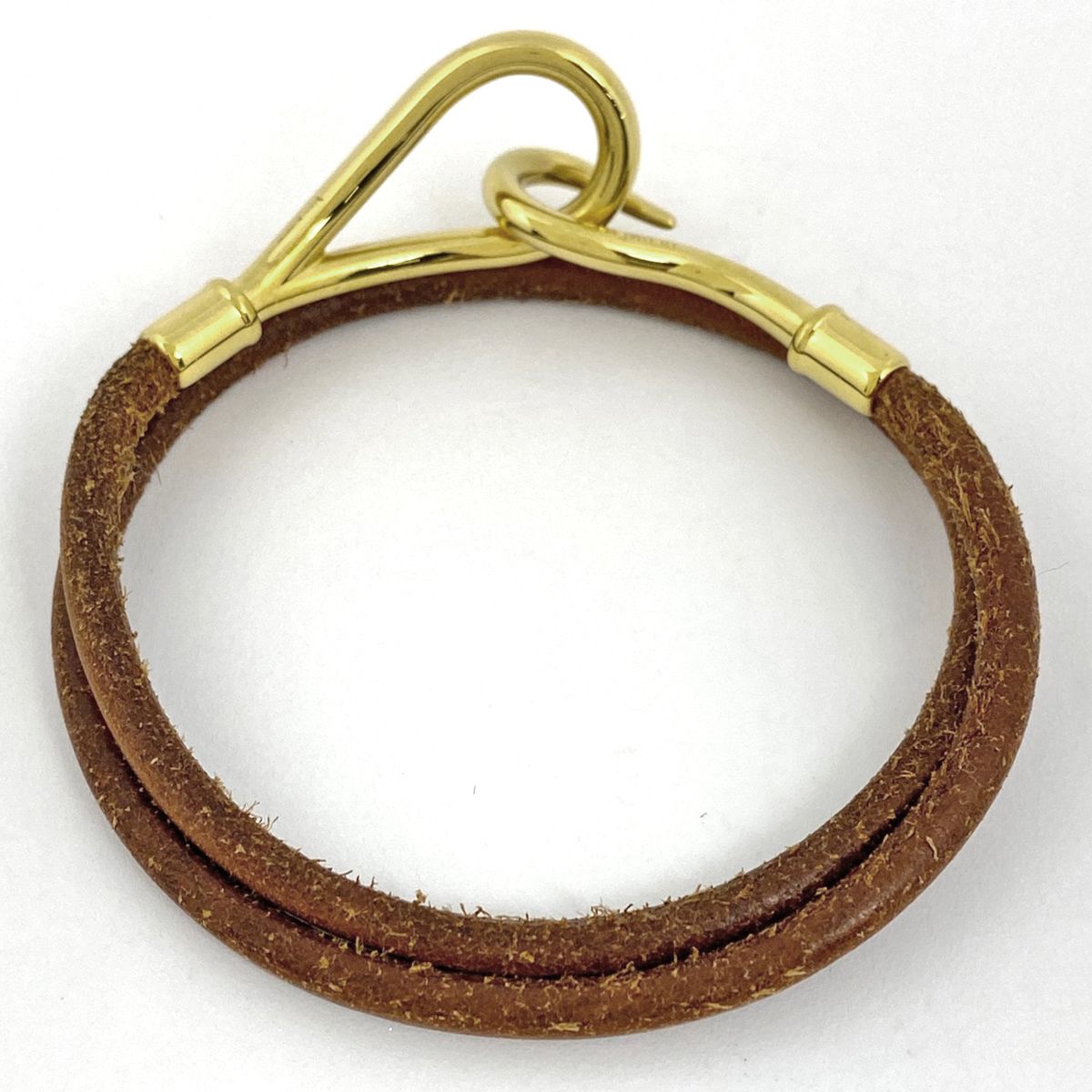 エルメス アクセサリー HERMES レザー 2連 ブレスレット