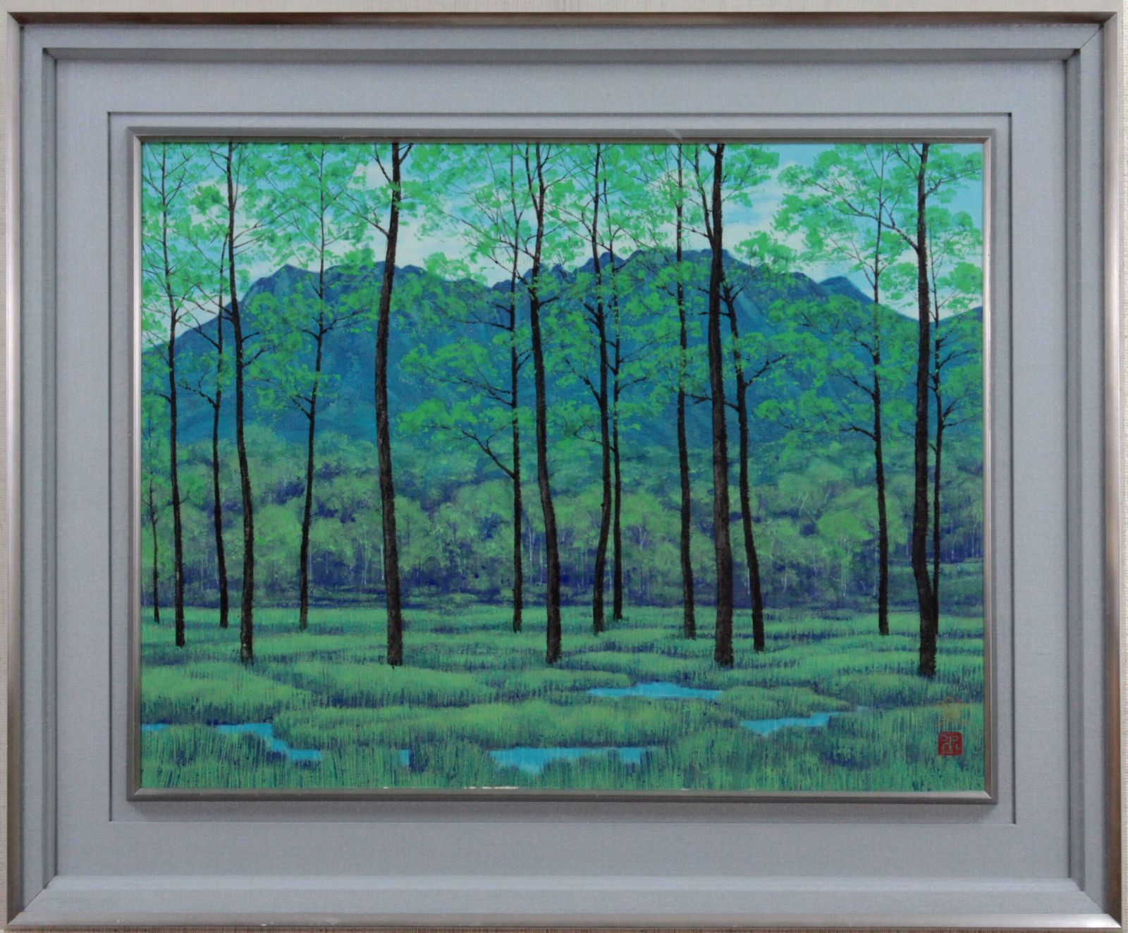 水戸 童 日本画『戸隠高原』【真作保証】 絵画 水戸 童 日本画『戸隠高原』【真作保証】 絵画 - メルカリ