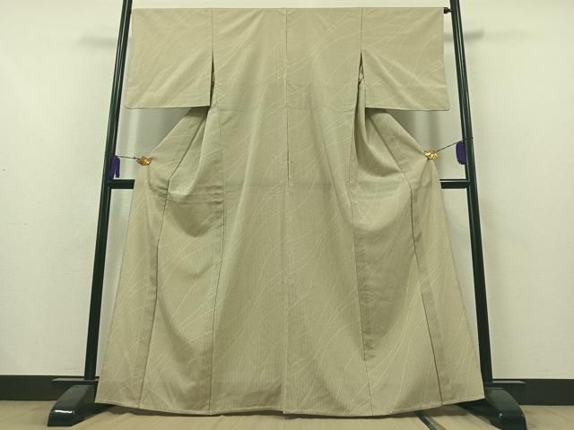 平和屋着物□極上 紬 縞 逸品 未使用 DZAA7946kh5